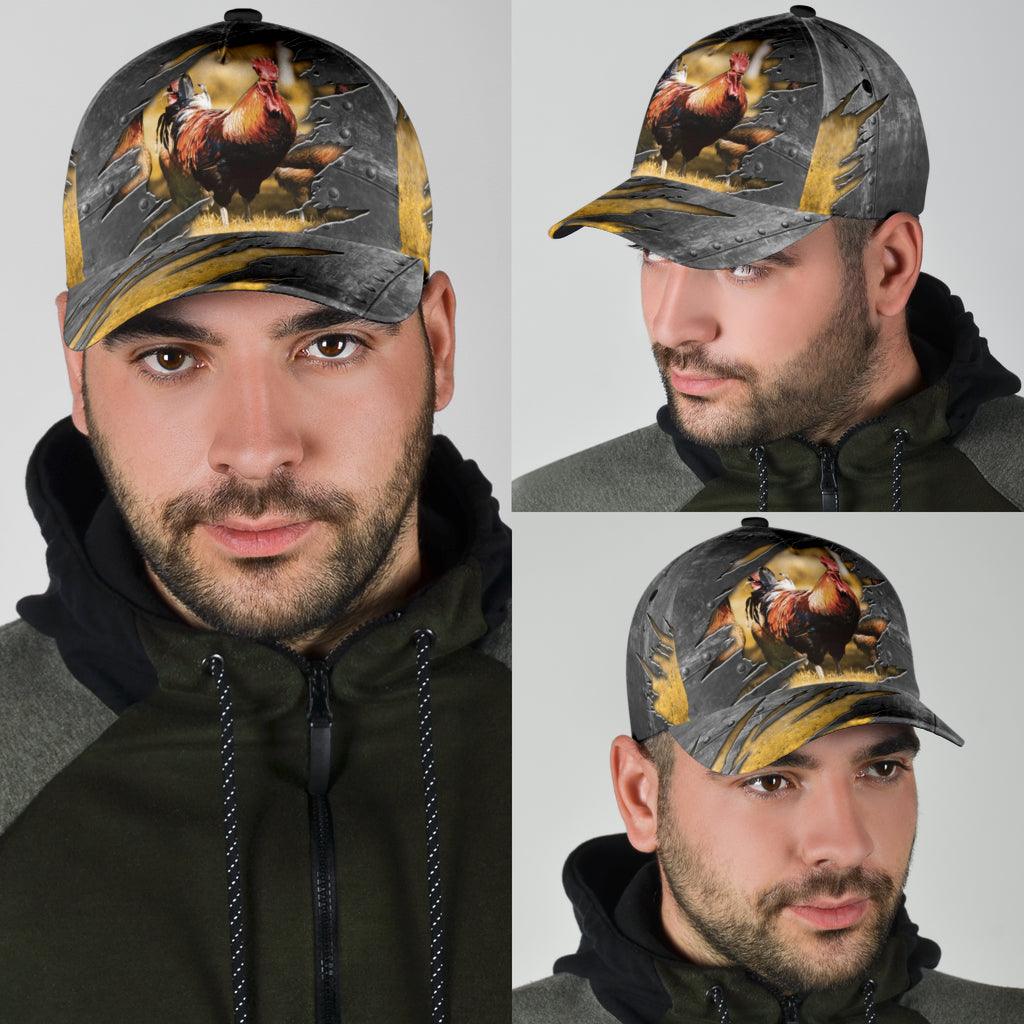 Chicken Classic Cap, Gift for Farmers, Cow Lovers, Chicken Lovers Trucker Hats Custom Hats Gifts For Men & Women