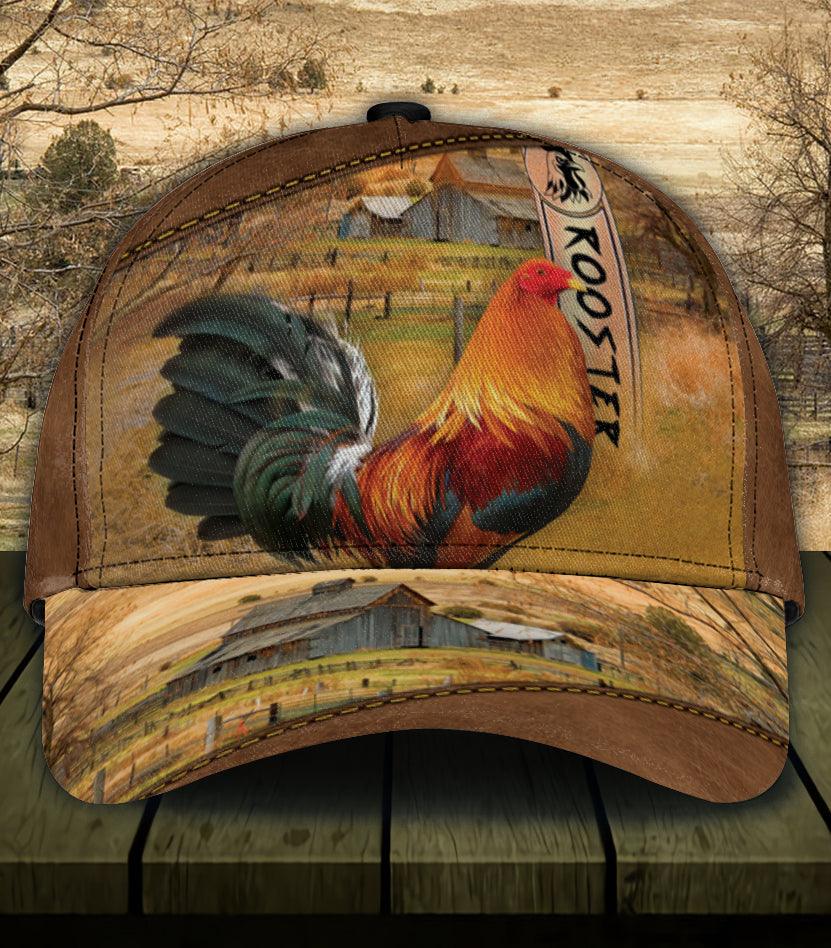 Chicken Classic Cap, Gift for Farmers, Cow Lovers, Chicken Lovers Trucker Hats Custom Hats Gifts For Men & Women