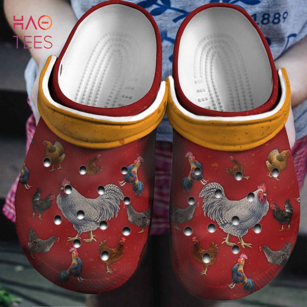 Chicken Crocs Crocband Clogs Shoes Comfortable For Men Women and Kids