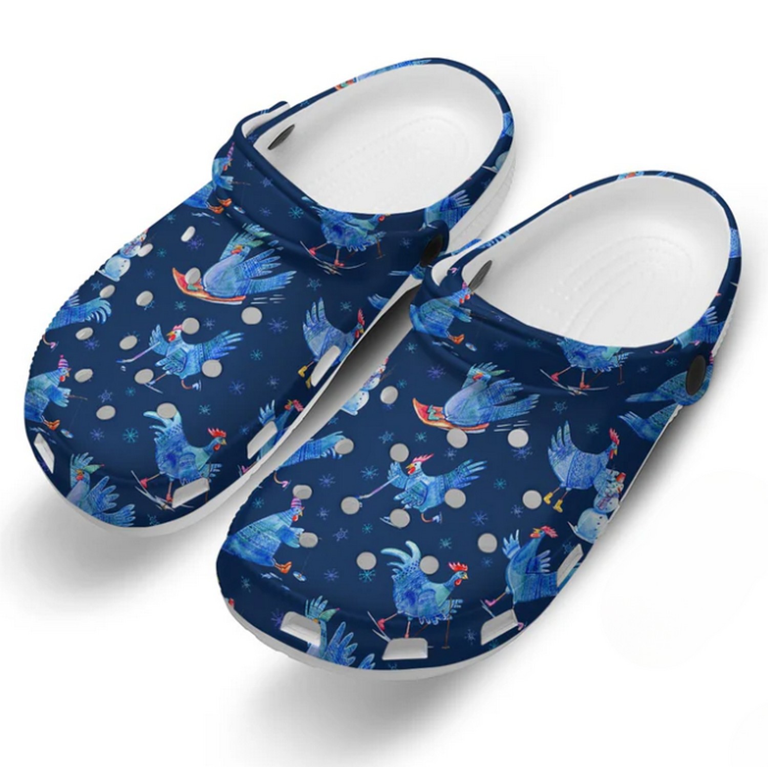 Chicken Crocs Crocband Clogs Shoes Comfortable For Men Women and Kids