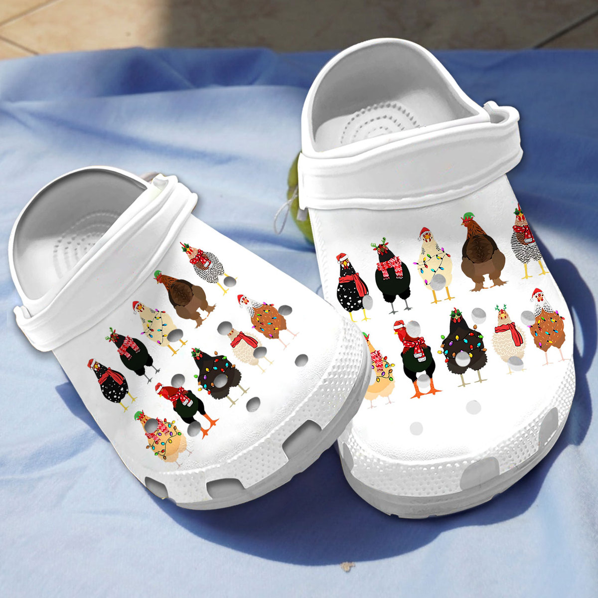 Chicken Crocs Crocband Clogs Shoes Comfortable For Men Women and Kids