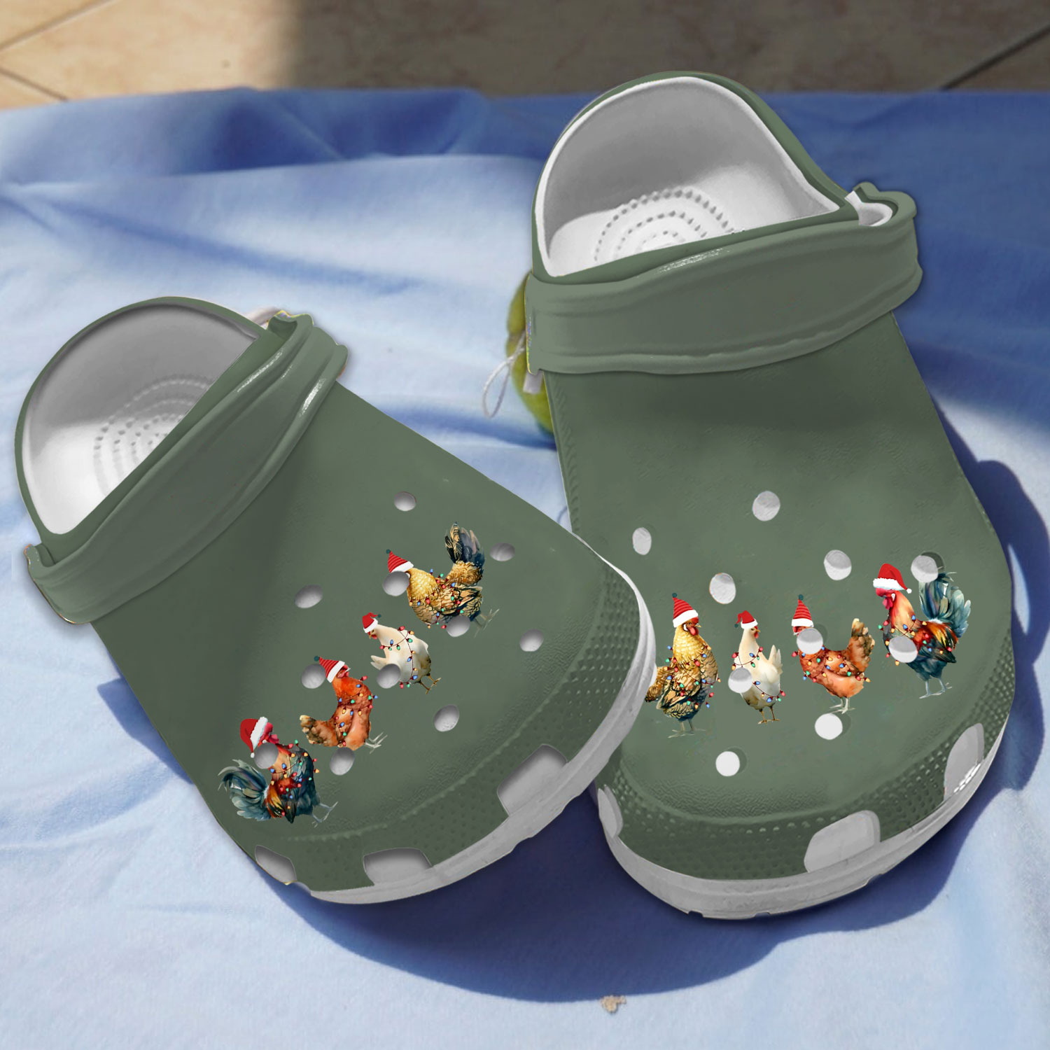 Chicken Crocs Crocband Clogs Shoes Comfortable For Men Women and Kids