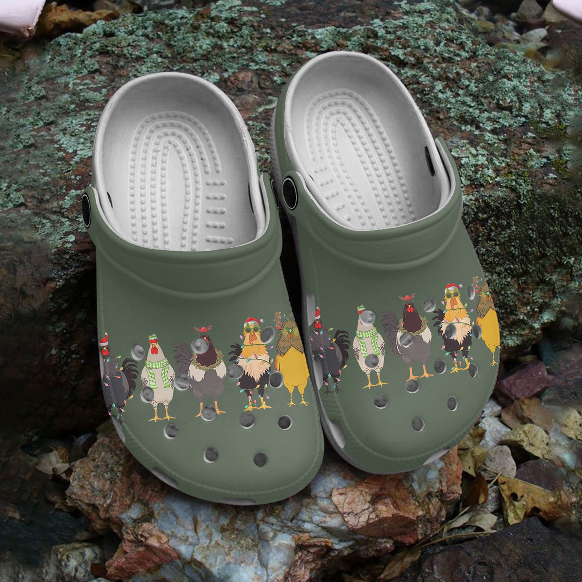 Chicken Crocs Crocband Clogs Shoes Comfortable For Men Women and Kids - Image 3