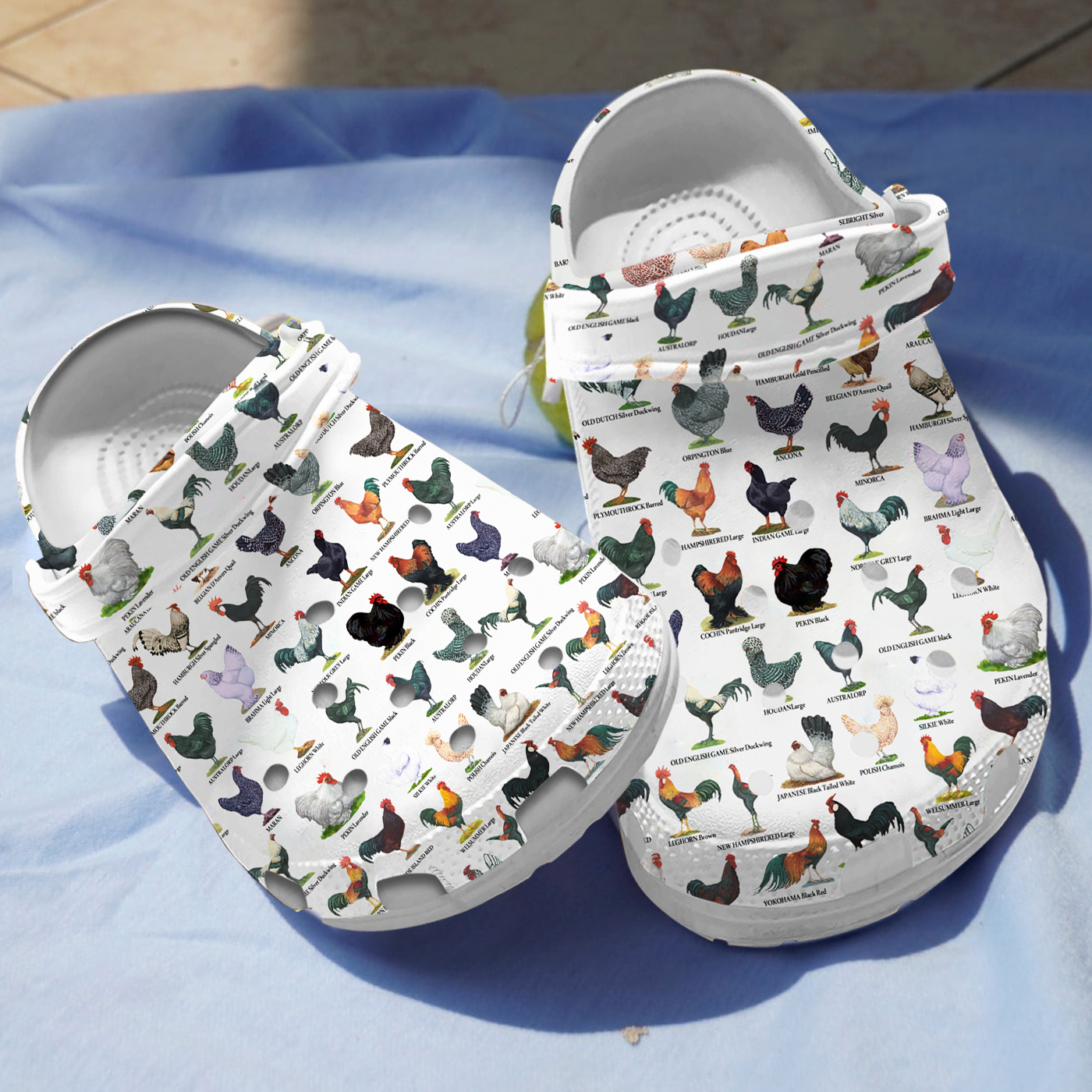 Chicken Crocs Crocband Clogs Shoes Comfortable For Men Women and Kids