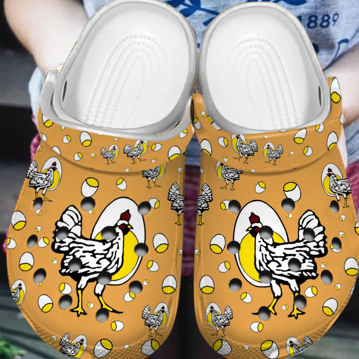 Chicken Crocs Crocband Clogs Shoes Comfortable For Men Women and Kids - Image 8