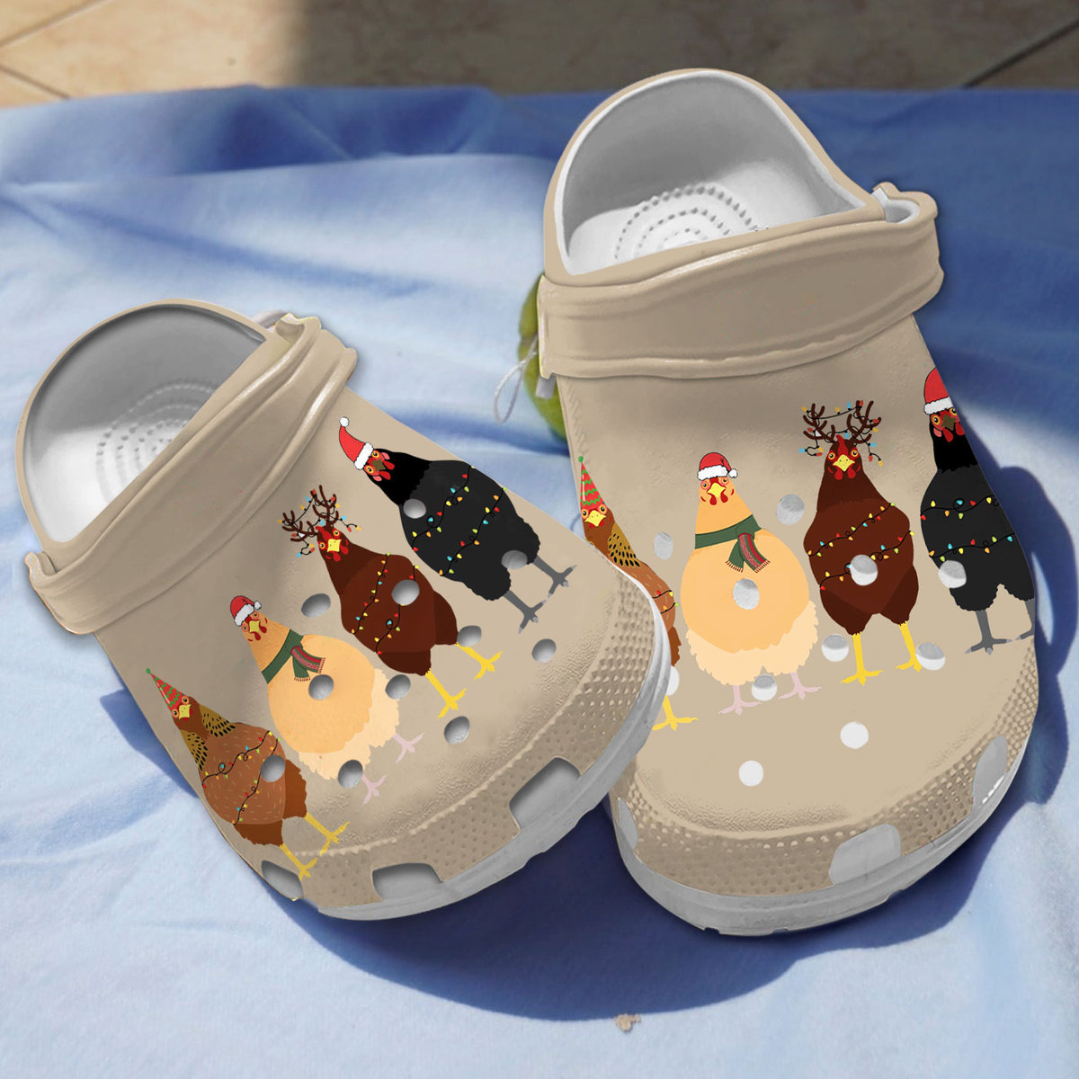 Chicken Crocs Crocband Clogs Shoes Comfortable For Men Women and Kids