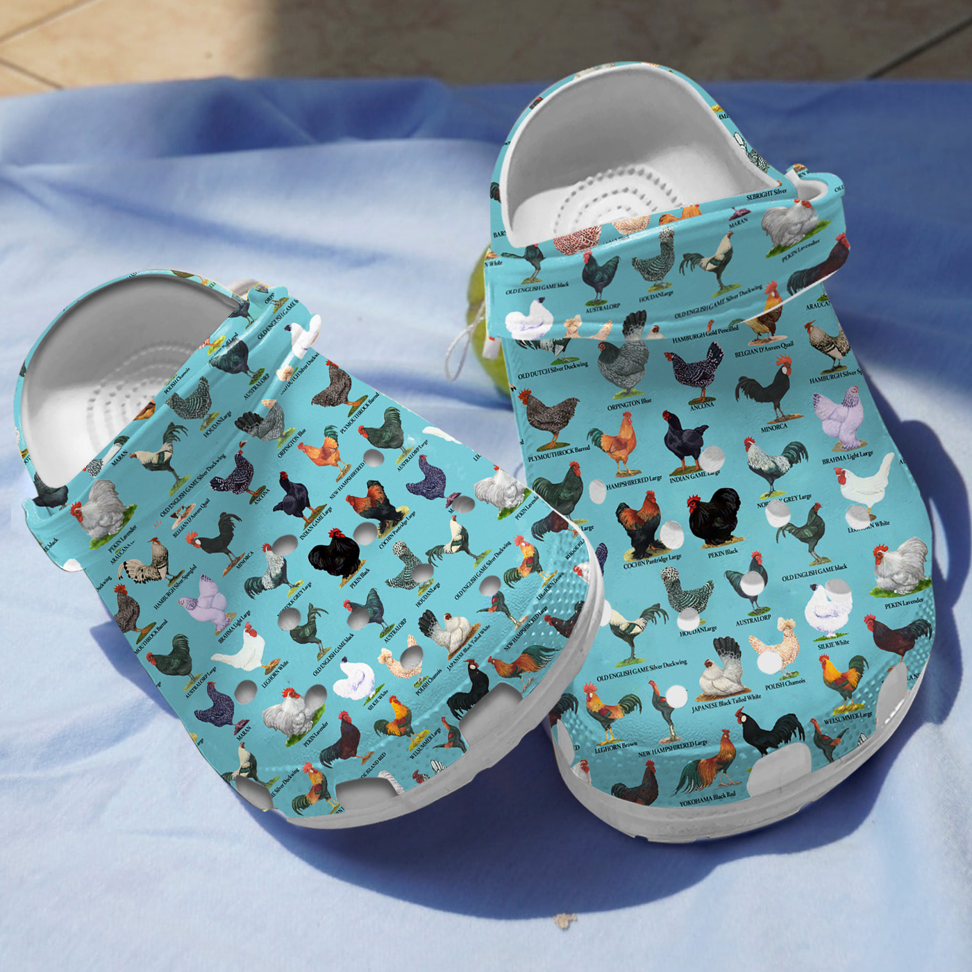 Chicken Crocs Crocband Clogs Shoes Comfortable For Men Women and Kids