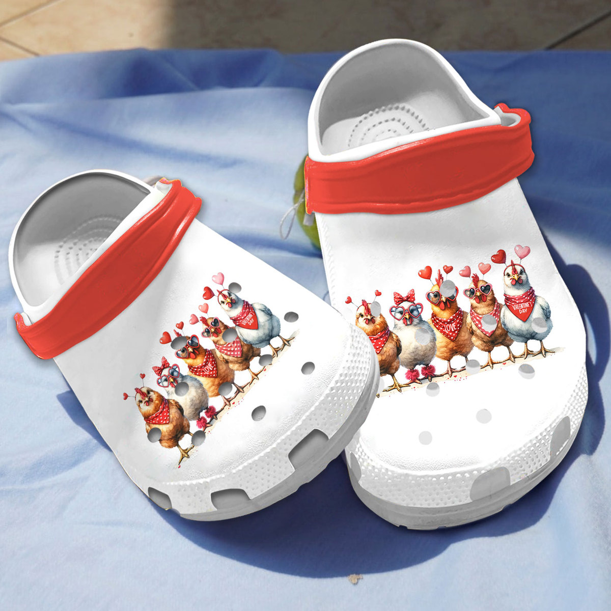 Chicken Crocs Crocband Clogs Shoes Comfortable For Men Women and Kids