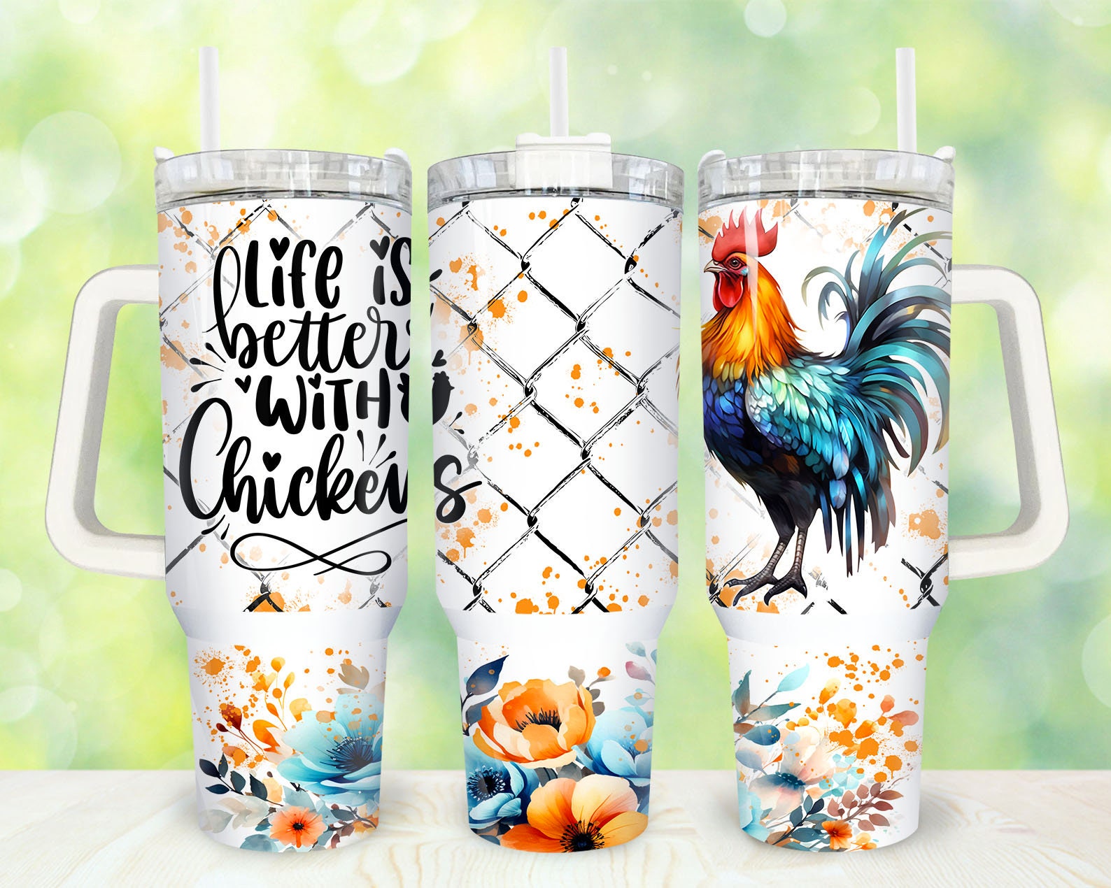 Chicken Custom Stanley Cup 40 oz 30 oz Tumbler With HandleTVC2301918
