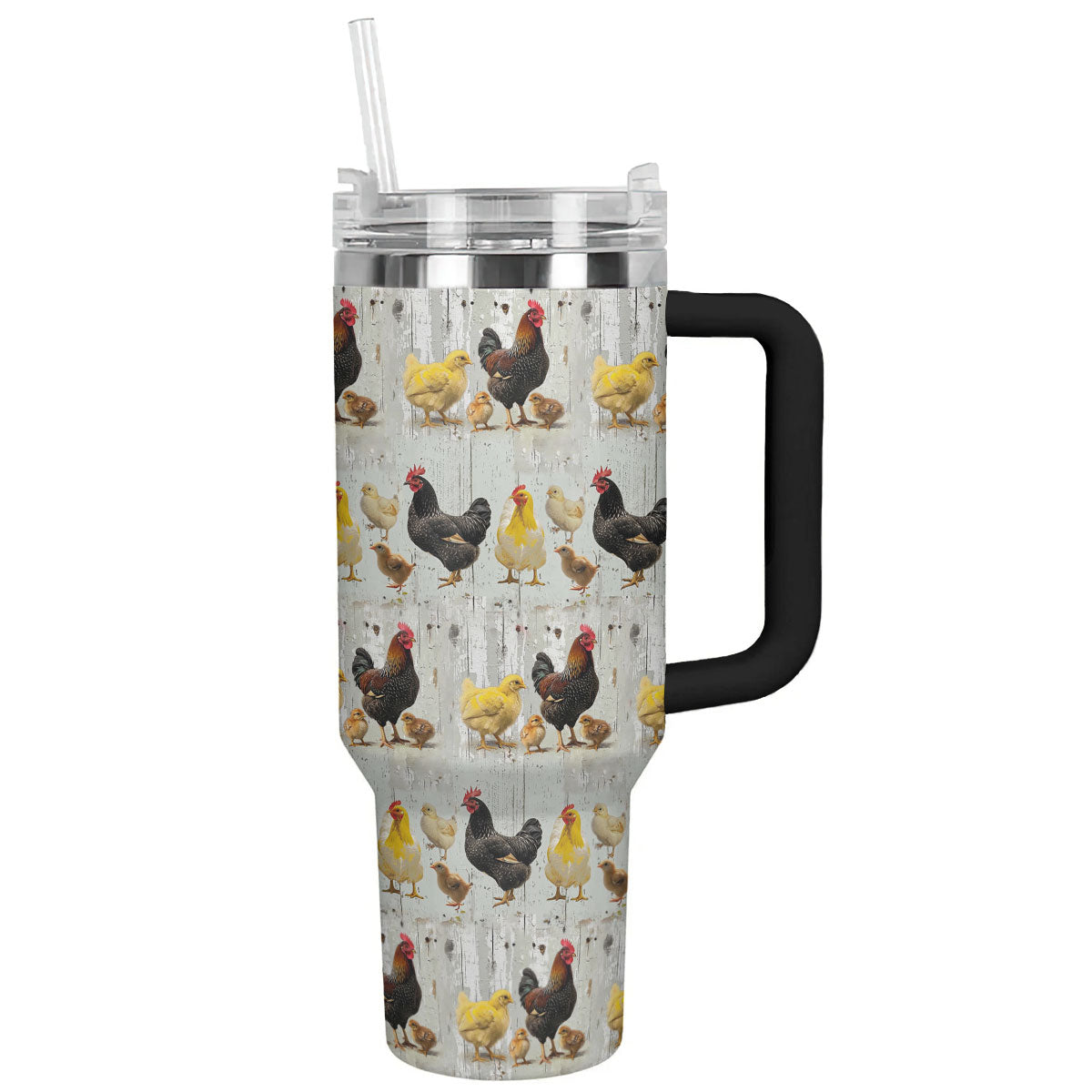 Chicken in Farm Custom Stanley Cup 40 oz 30 oz Tumbler With HandleTVC2301781 - Image 2