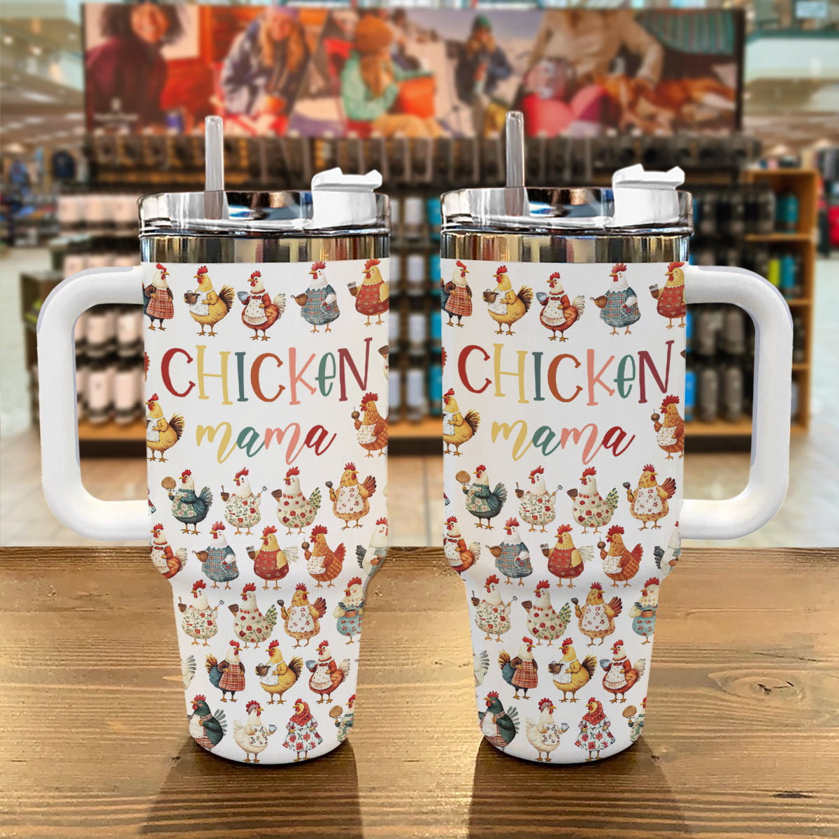 Chicken Mama Travel Custom Stanley Cup 40 oz 30 oz Tumbler With HandleTVC2301290 - Image 2