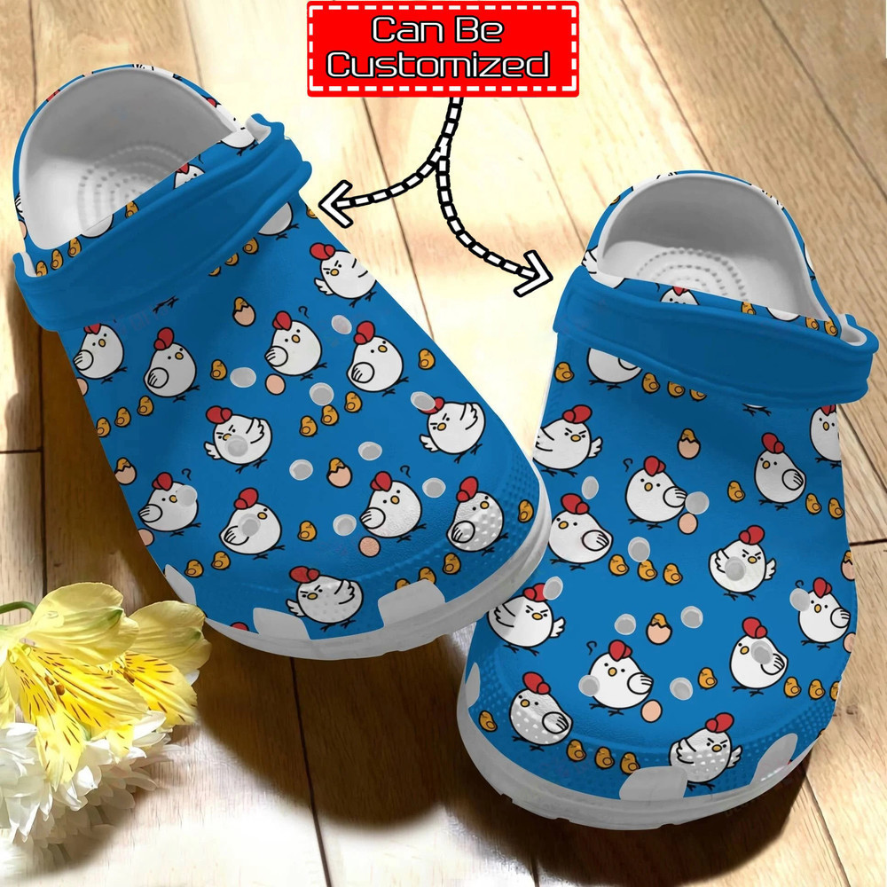 Chicken Print - Personalized Cute Chicken Pattern Clog Shoes For Men And Women