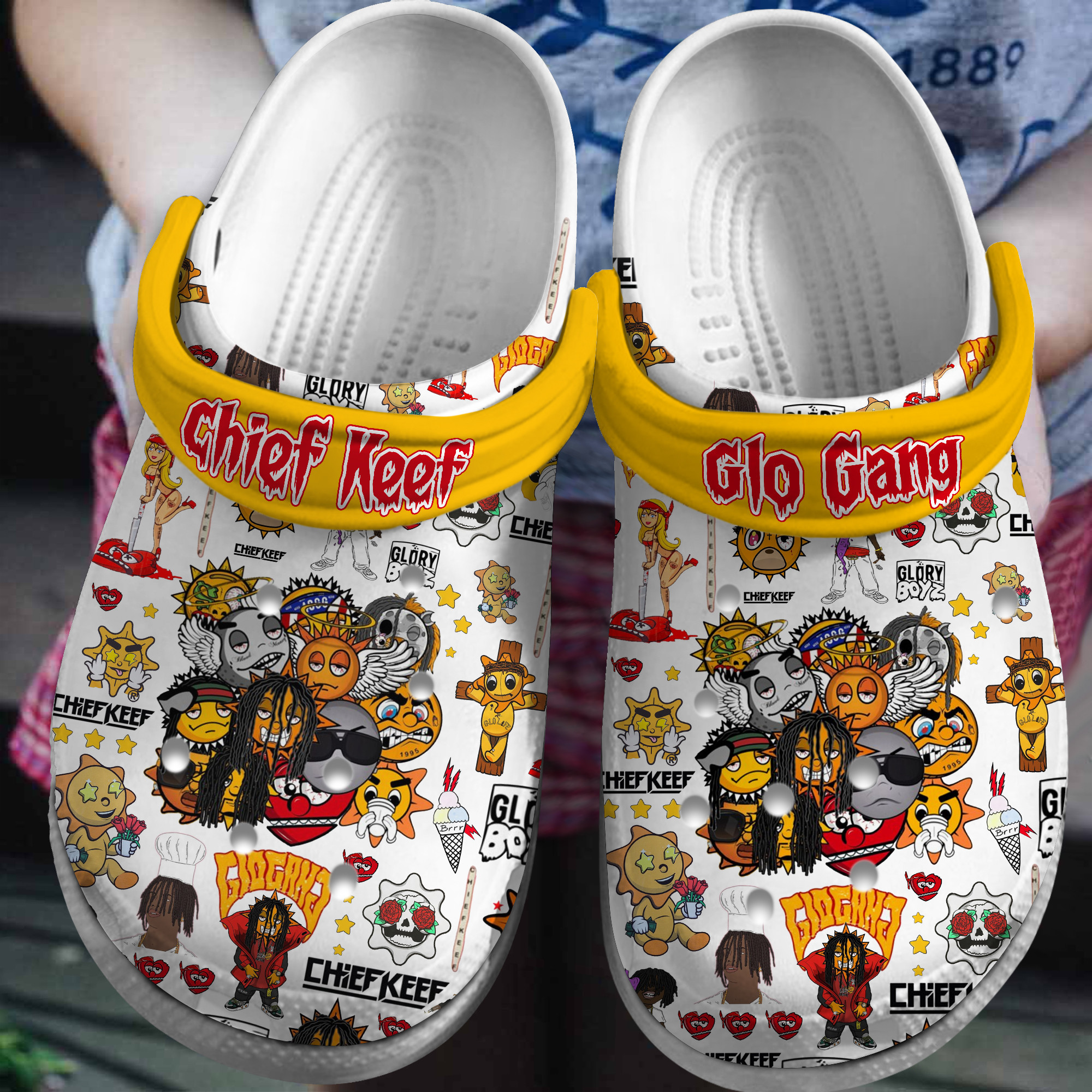 Chief Keef Music Crocs Crocband Clogs Shoes Comfortable For Men Women and Kids