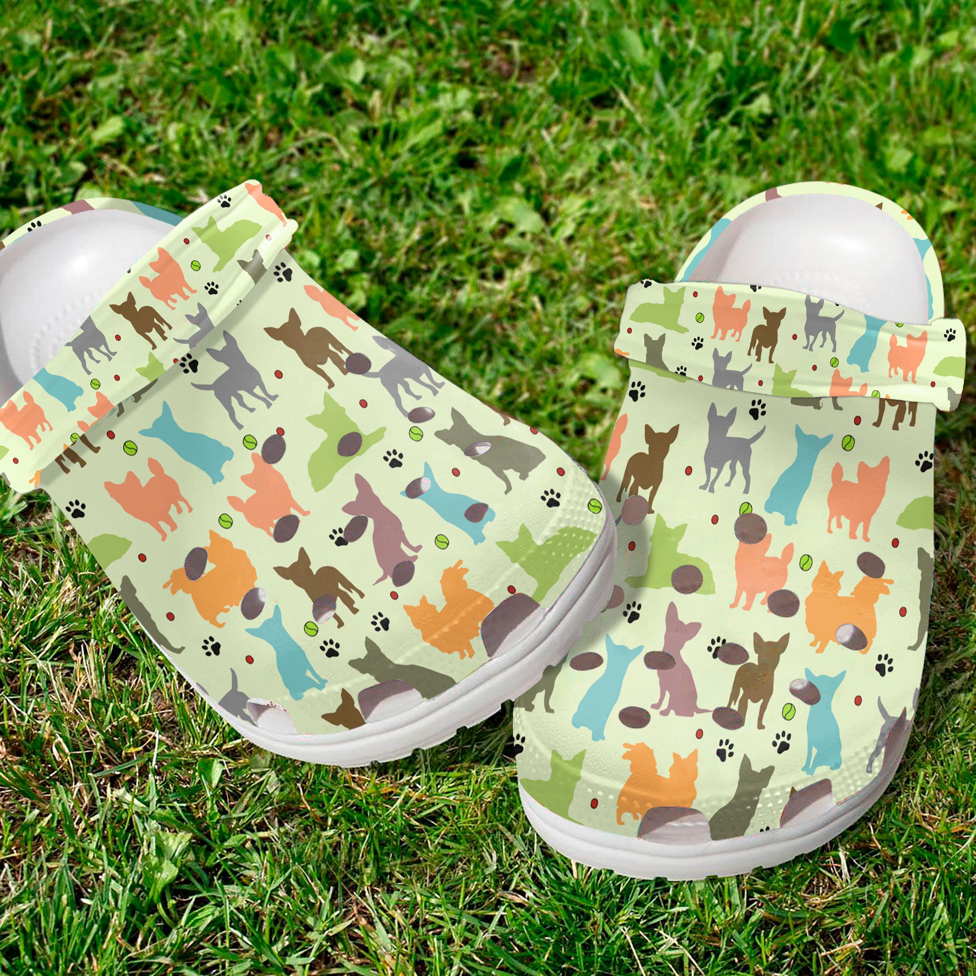 Chihuahua Dog Crocs Crocband Clogs Shoes Comfortable For Men Women and Kids