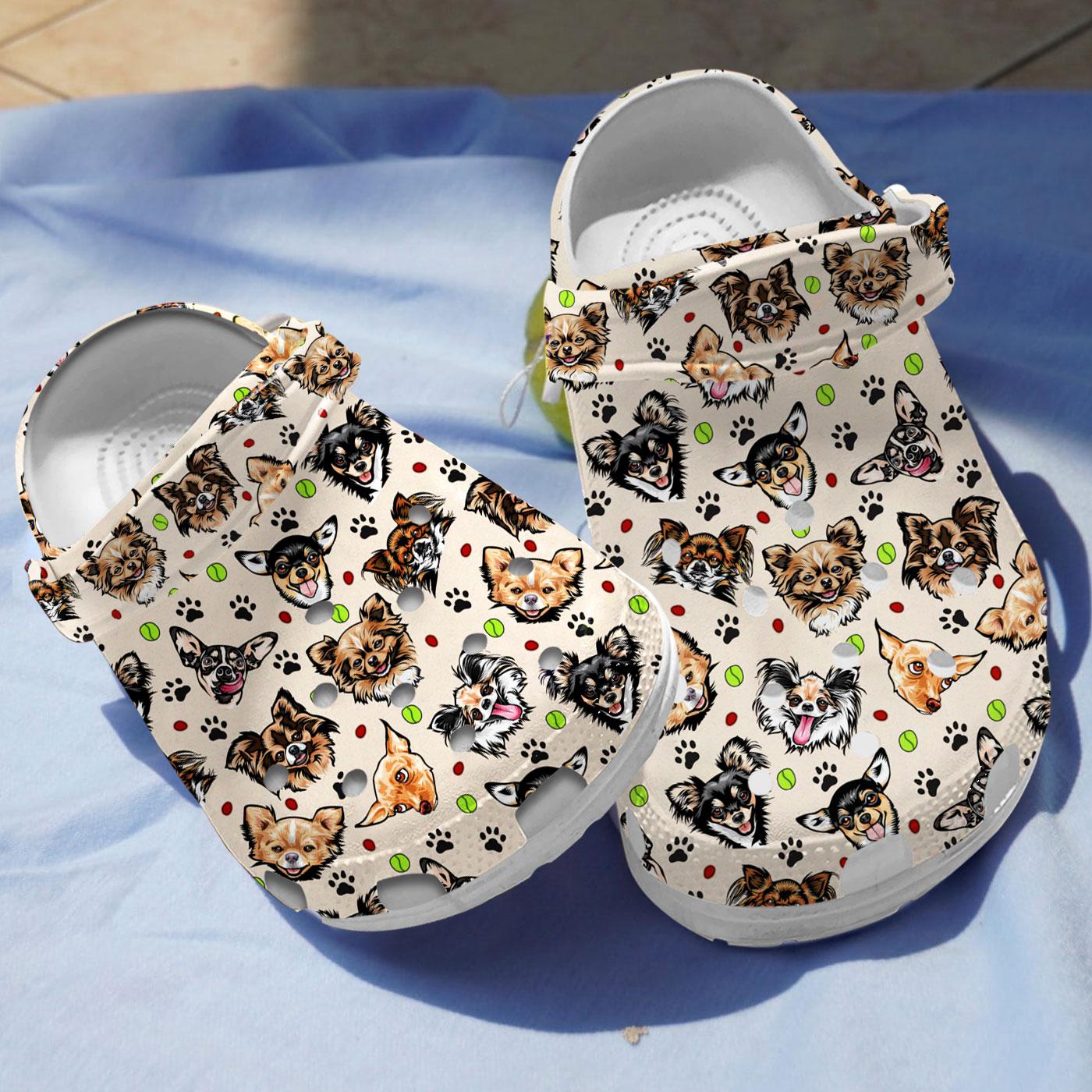 Chihuahua Dog Crocs Crocband Clogs Shoes Comfortable For Men Women and Kids