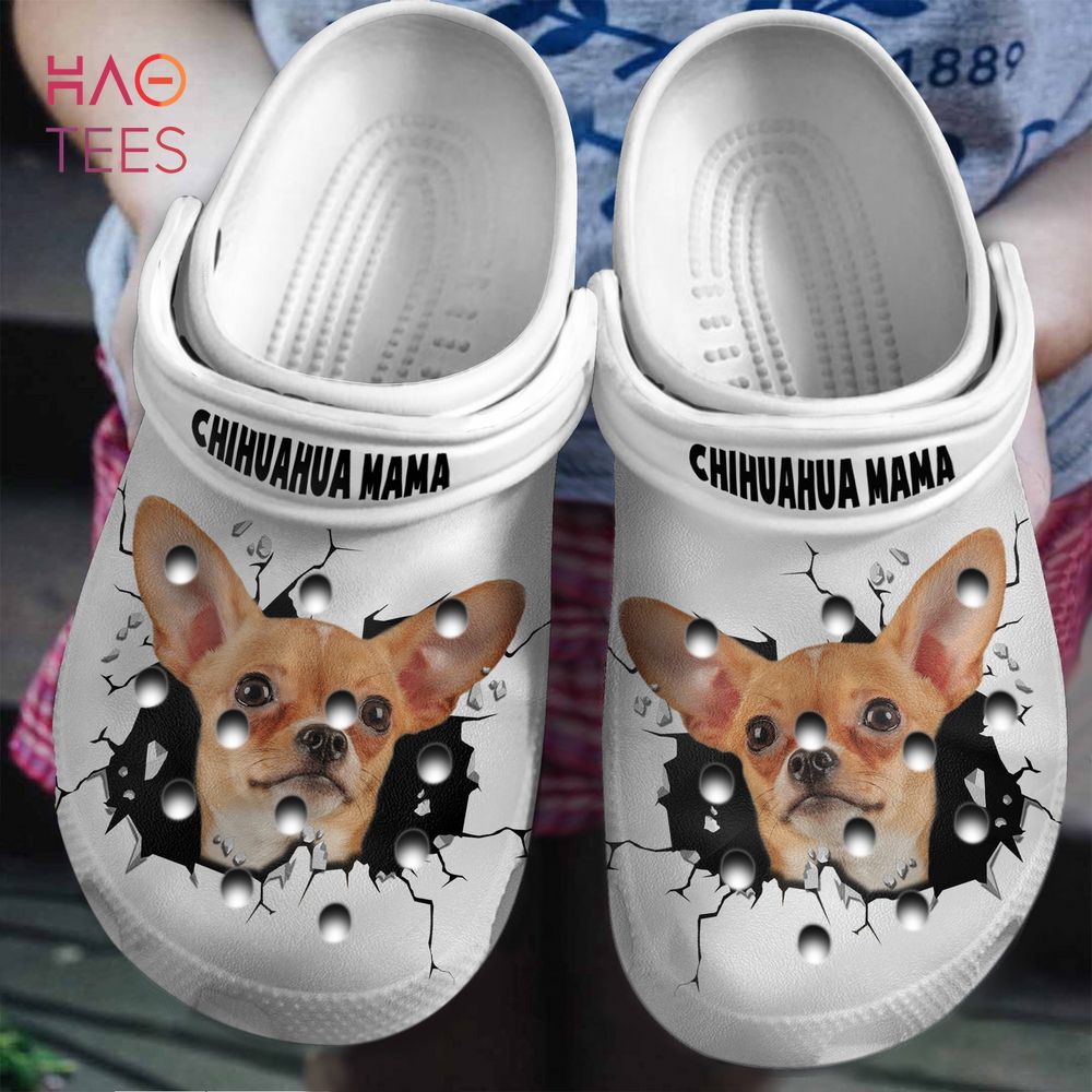 Chihuahua Mama In Hole Animal Crocs Crocband Clogs Shoes Comfortable For Men Women and Kids