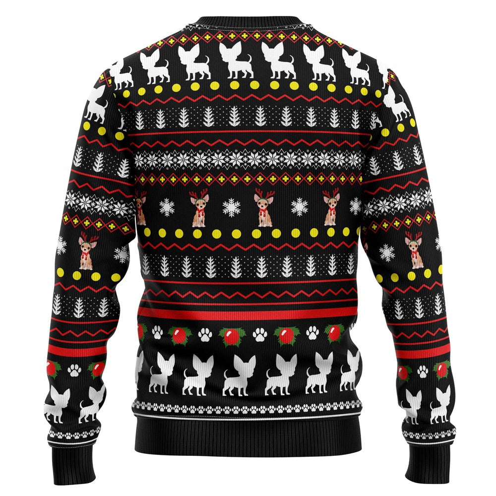Chihuahua Personal Stalker Ugly Christmas Sweater Gift For Christmas - Image 2
