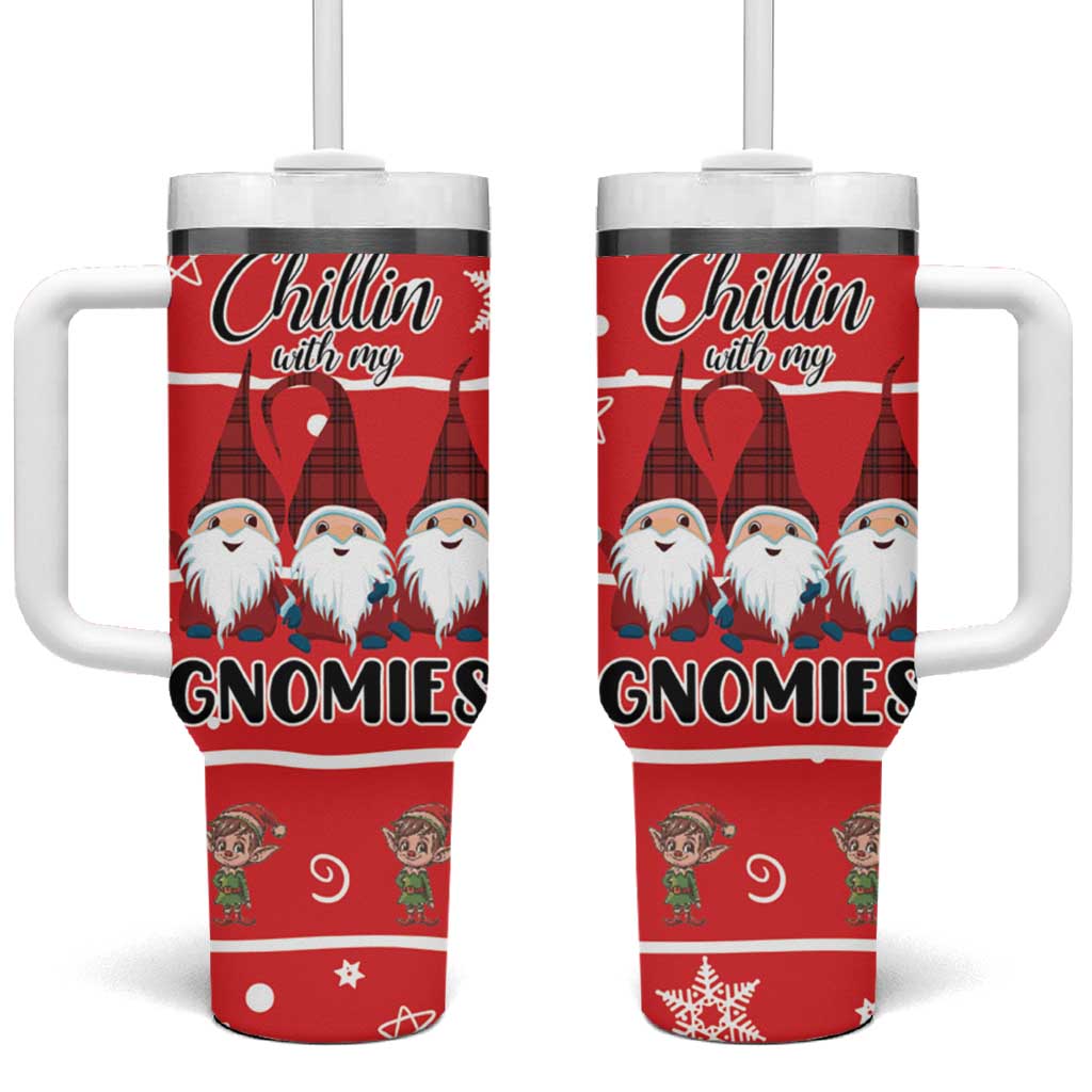 Chillin With My Gnomies Merry Christmas Custom Stanley Cup 40 oz 30 oz Tumbler With HandleTVC2301399