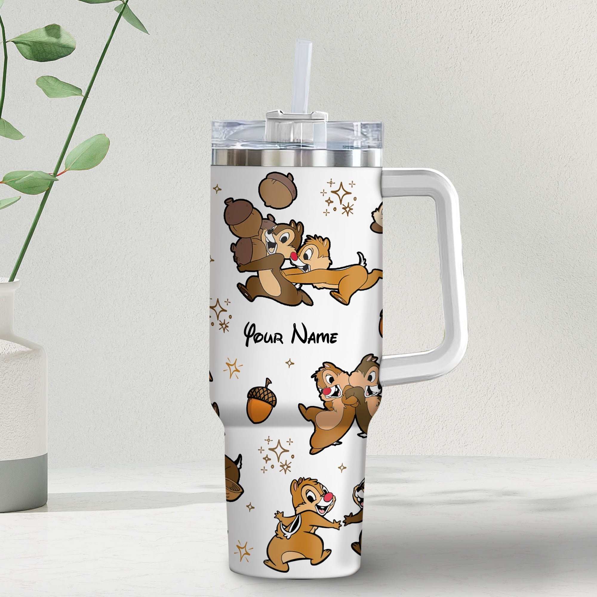 Chip And Dale Disney Cartoon Custom Stanley Cup 40 oz 30 oz Tumbler With HandleTVC2301975