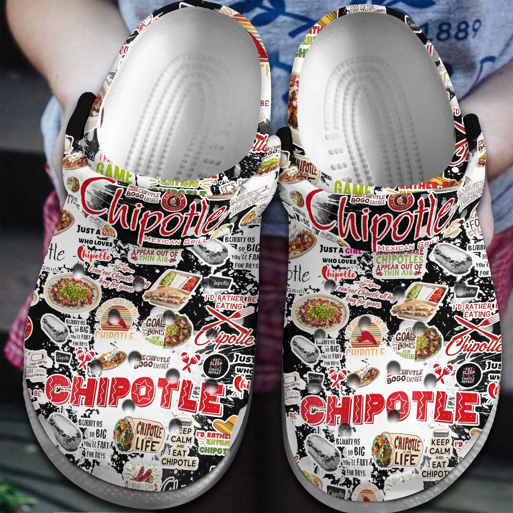 Chipotle Crocs Crocband Clogs Shoes Comfortable For Men Women and Kids