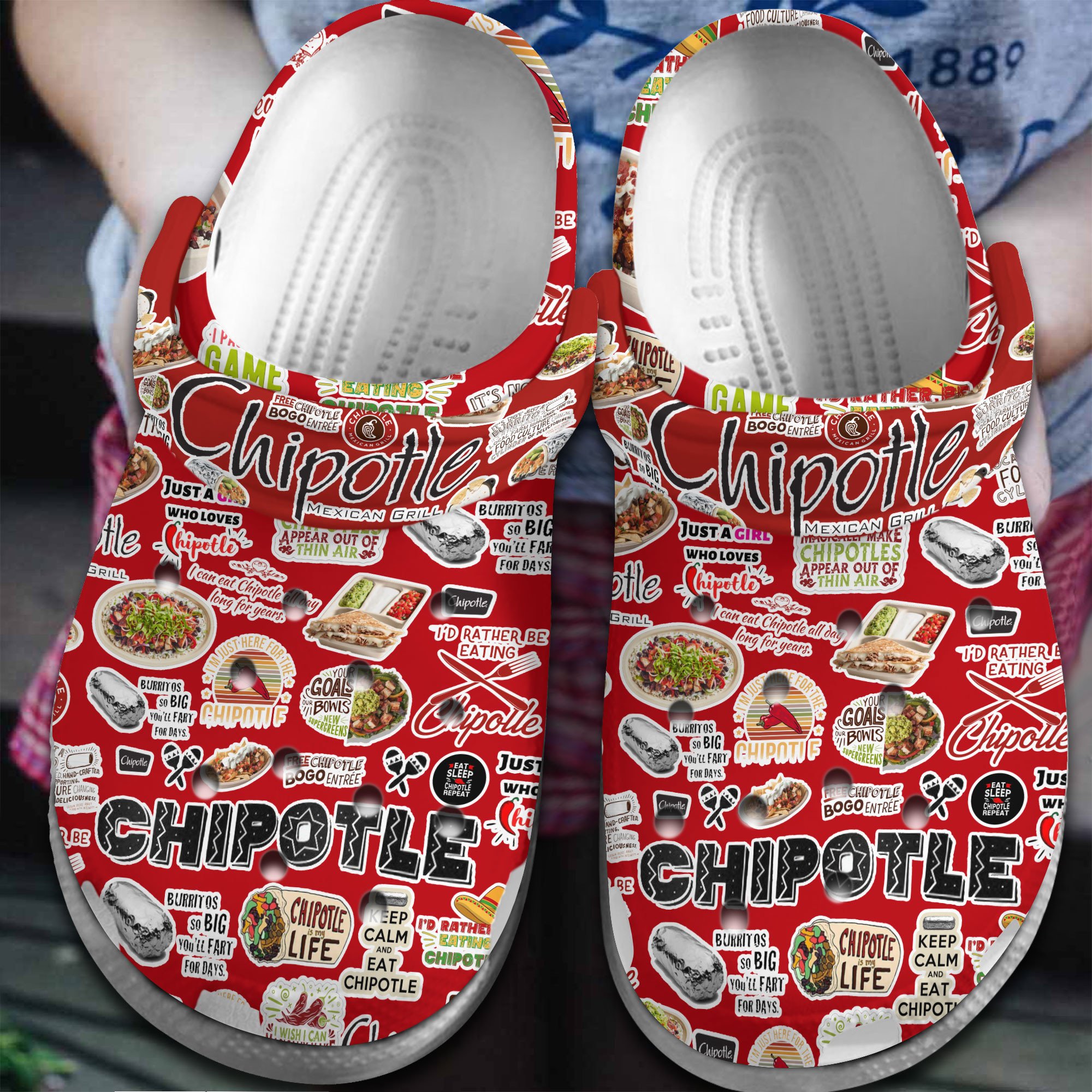 Chipotle Crocs Crocband Clogs Shoes Comfortable For Men Women and Kids