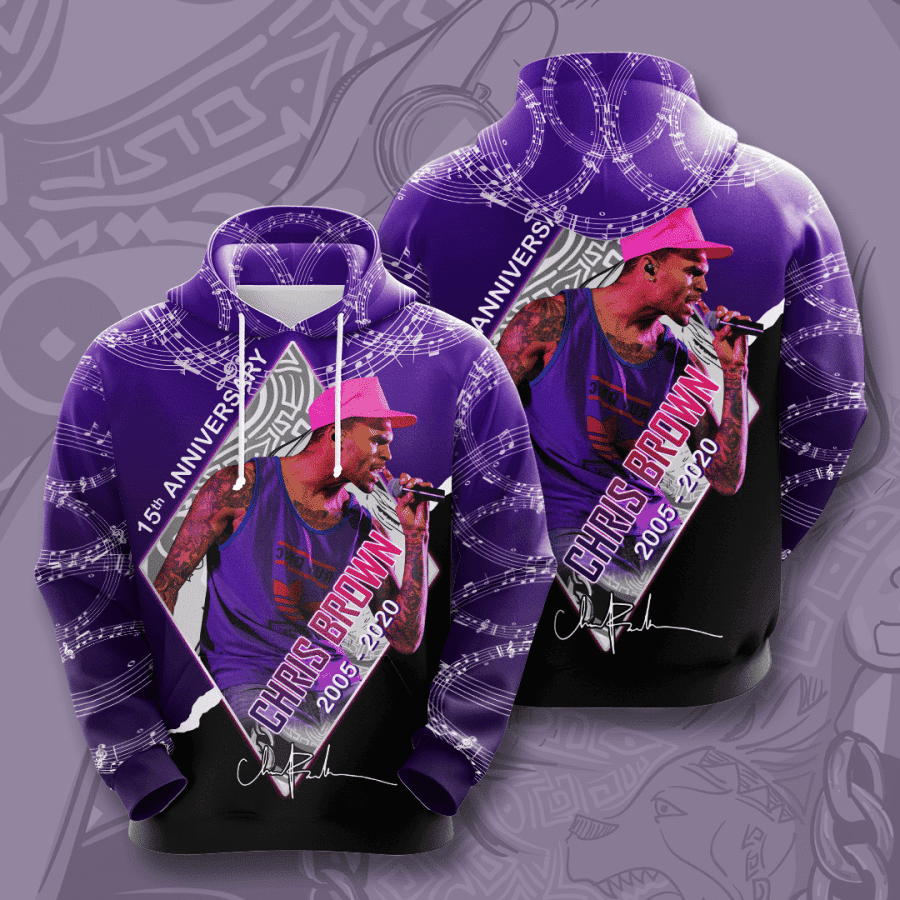 Chris Brown 3D All Over Print Hoodie, Zip Hoodie