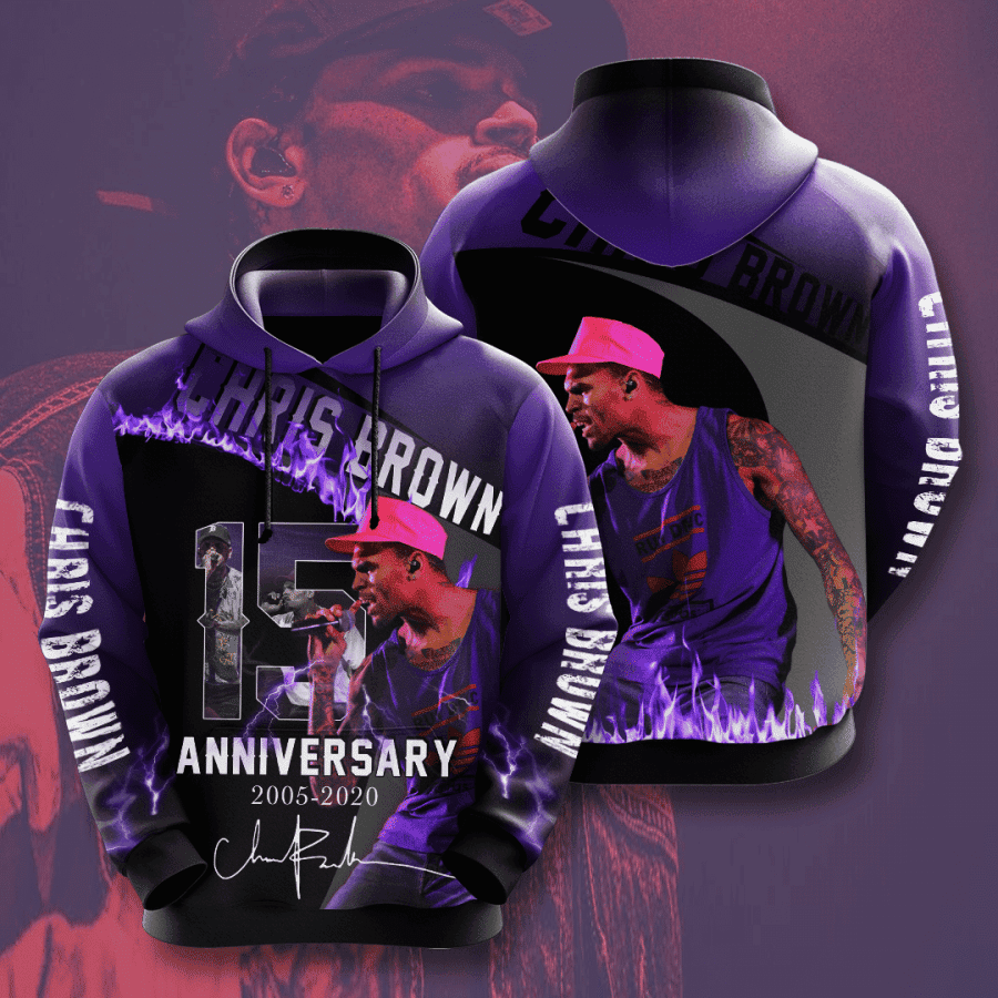 Chris Brown 3D All Over Print Hoodie, Zip Hoodie