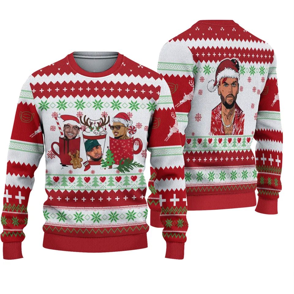 Chris Brown Christmas Ugly Sweater