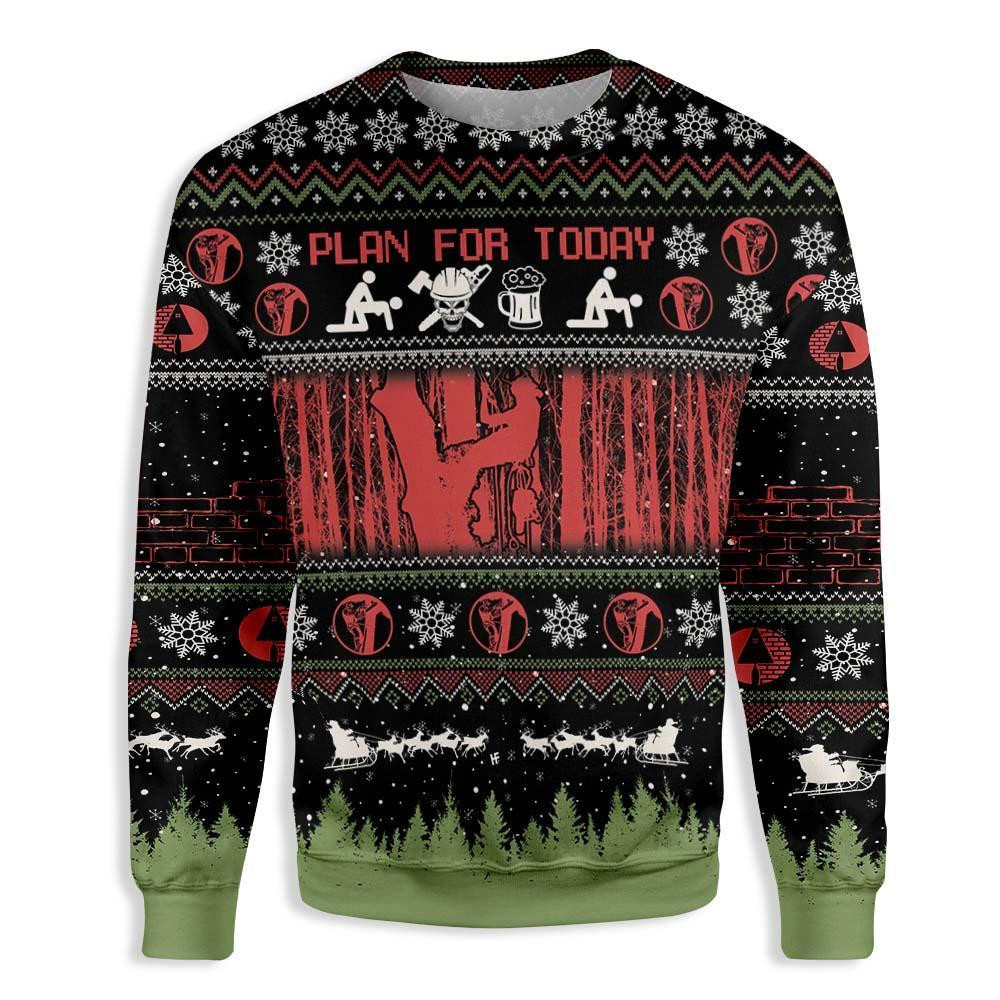 Christian Arborist Christmas Ugly Christmas Sweater Adult 3D Funny Matching for family