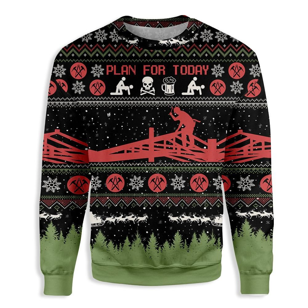 Christian Roffer Ugly Christmas Sweater Adult 3D Funny Matching for family