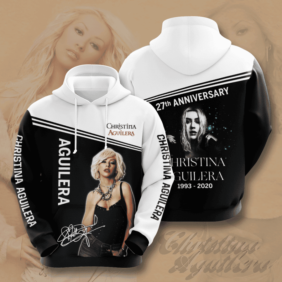 Christina Aguilera 3D All Over Print Hoodie, Zip Hoodie
