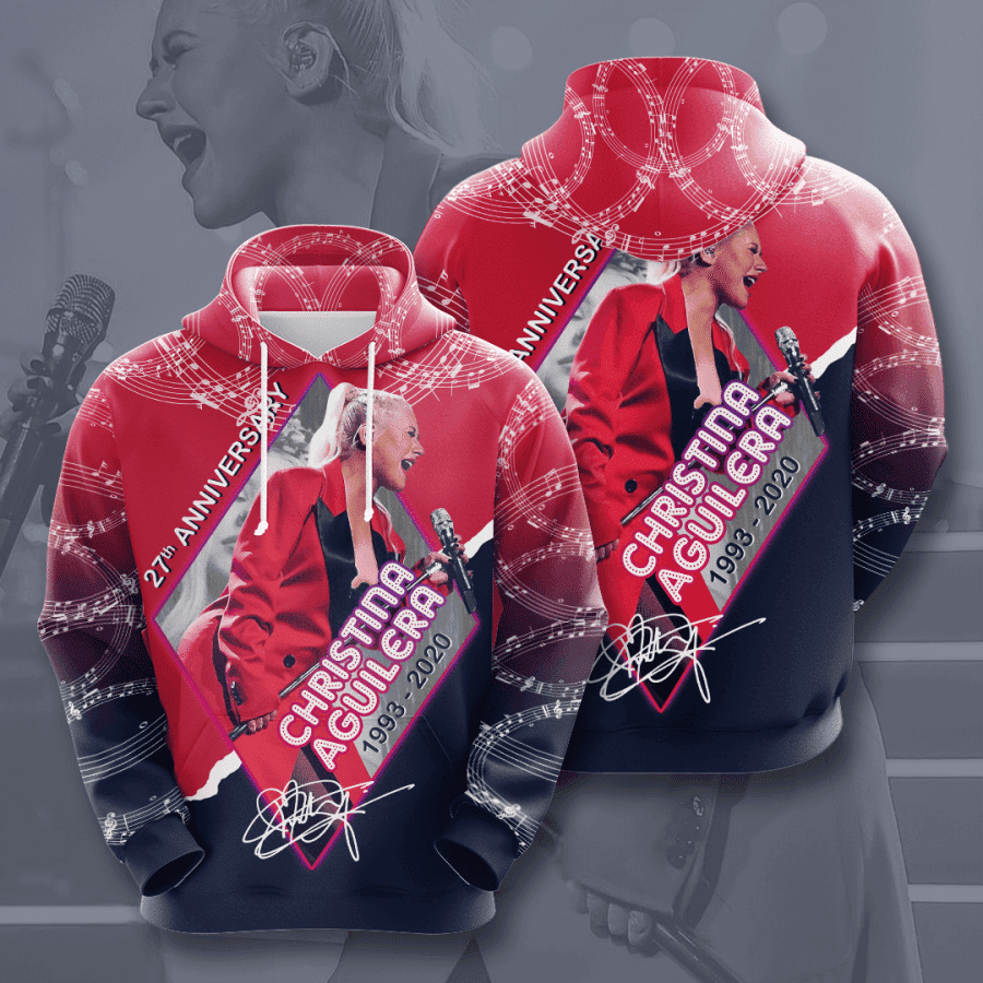 Christina Aguilera 3D All Over Print Hoodie, Zip Hoodie