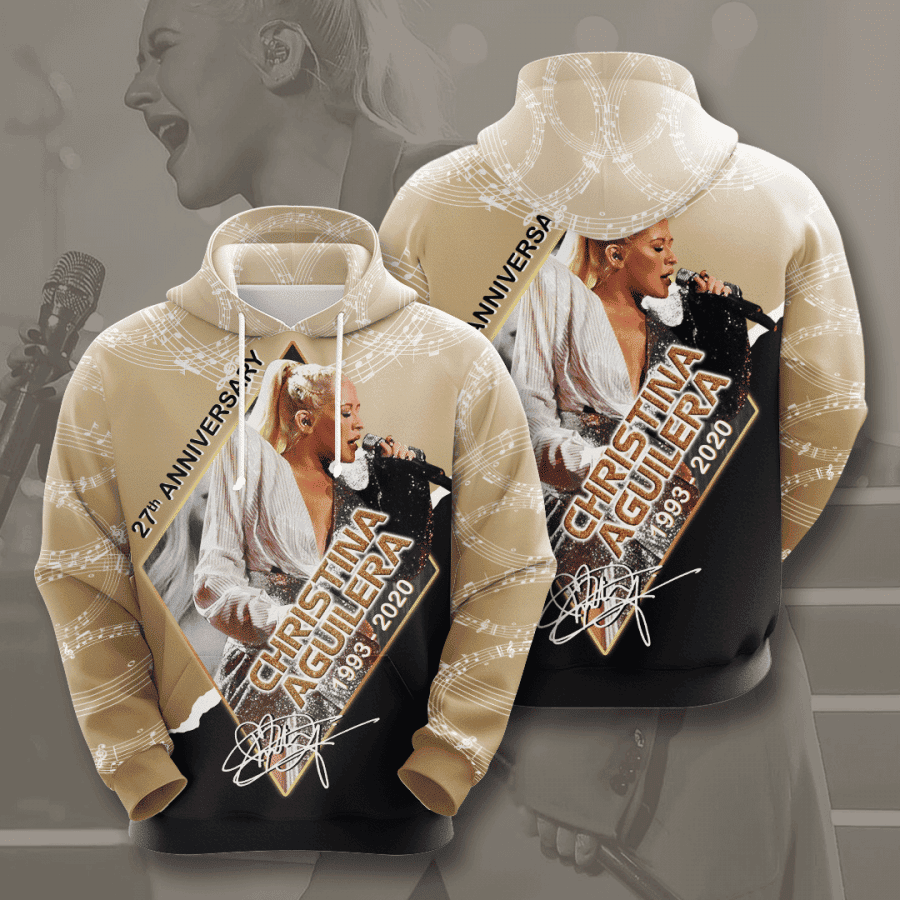 Christina Aguilera 3D All Over Print Hoodie, Zip Hoodie
