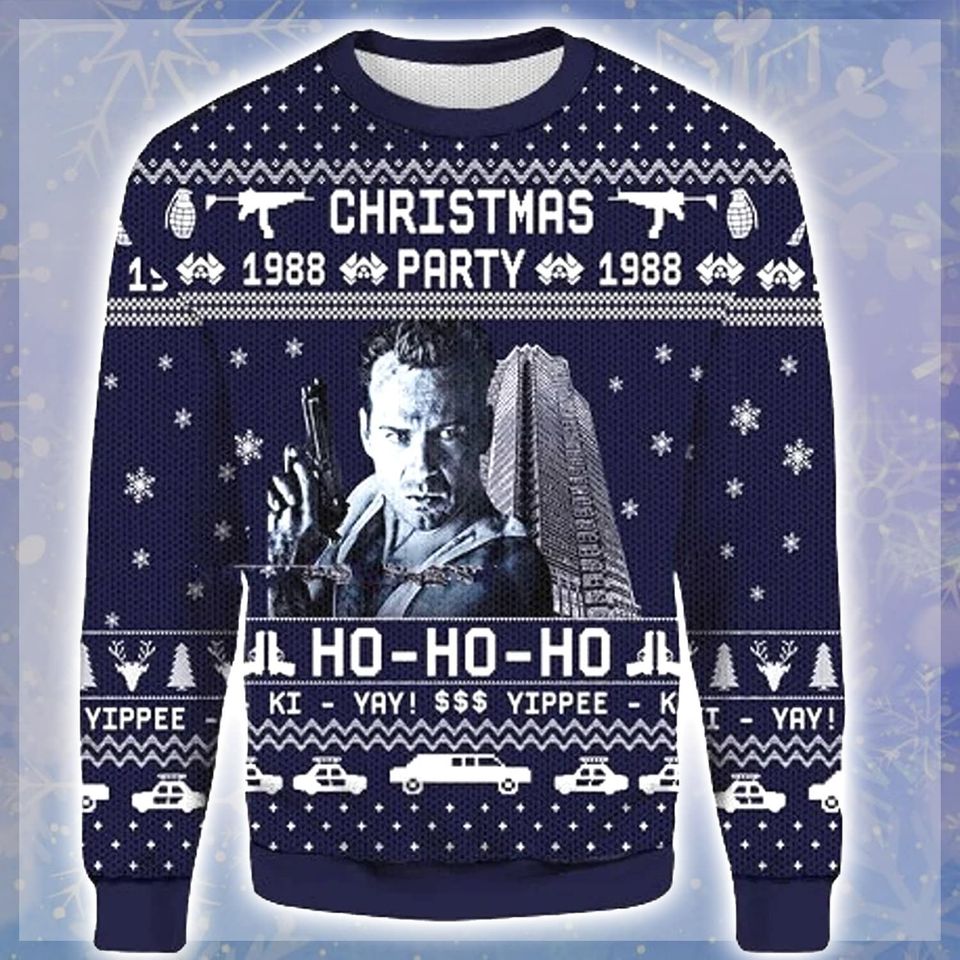 Christmas 1988 Party Ho Ho Ho Ugly Sweater