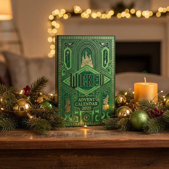 Christmas Advent Calendar 2025, Wicked Movie Christmas Countdown Calendars, 24 Days of Xmas Surprises, with 24 Collectible for Kids Gift - Image 9