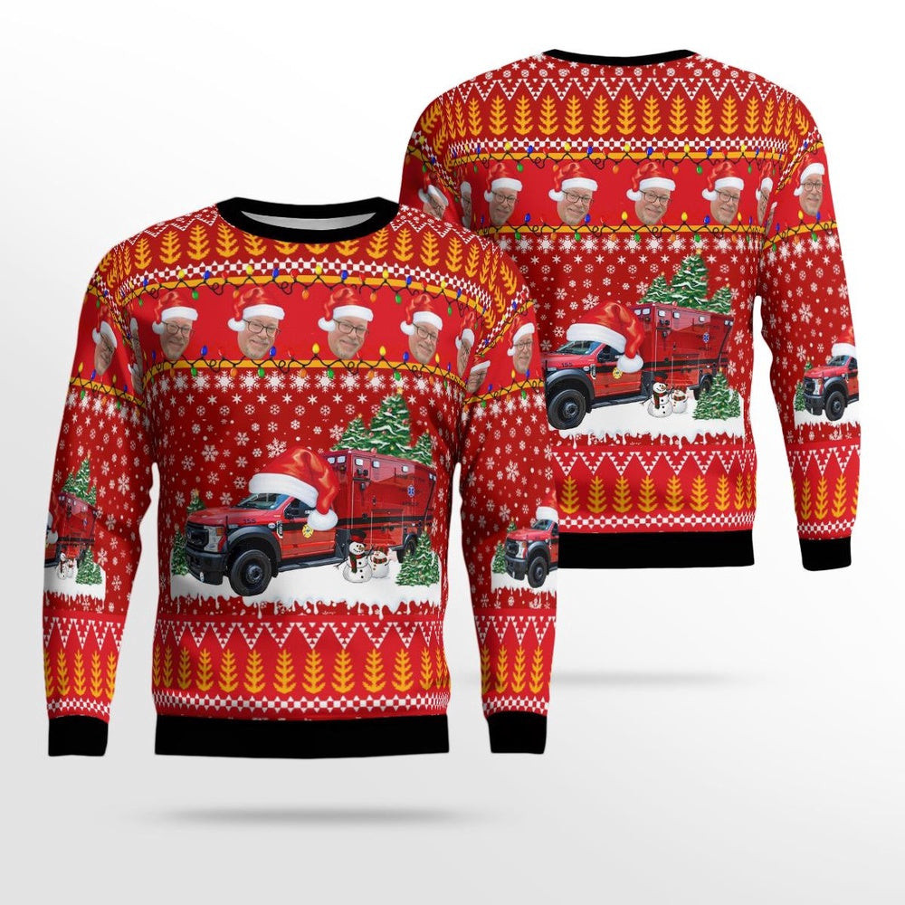 Christmas AOP Ugly Sweater Xmas Unisex Sweater Christmas Gifts For Men Women