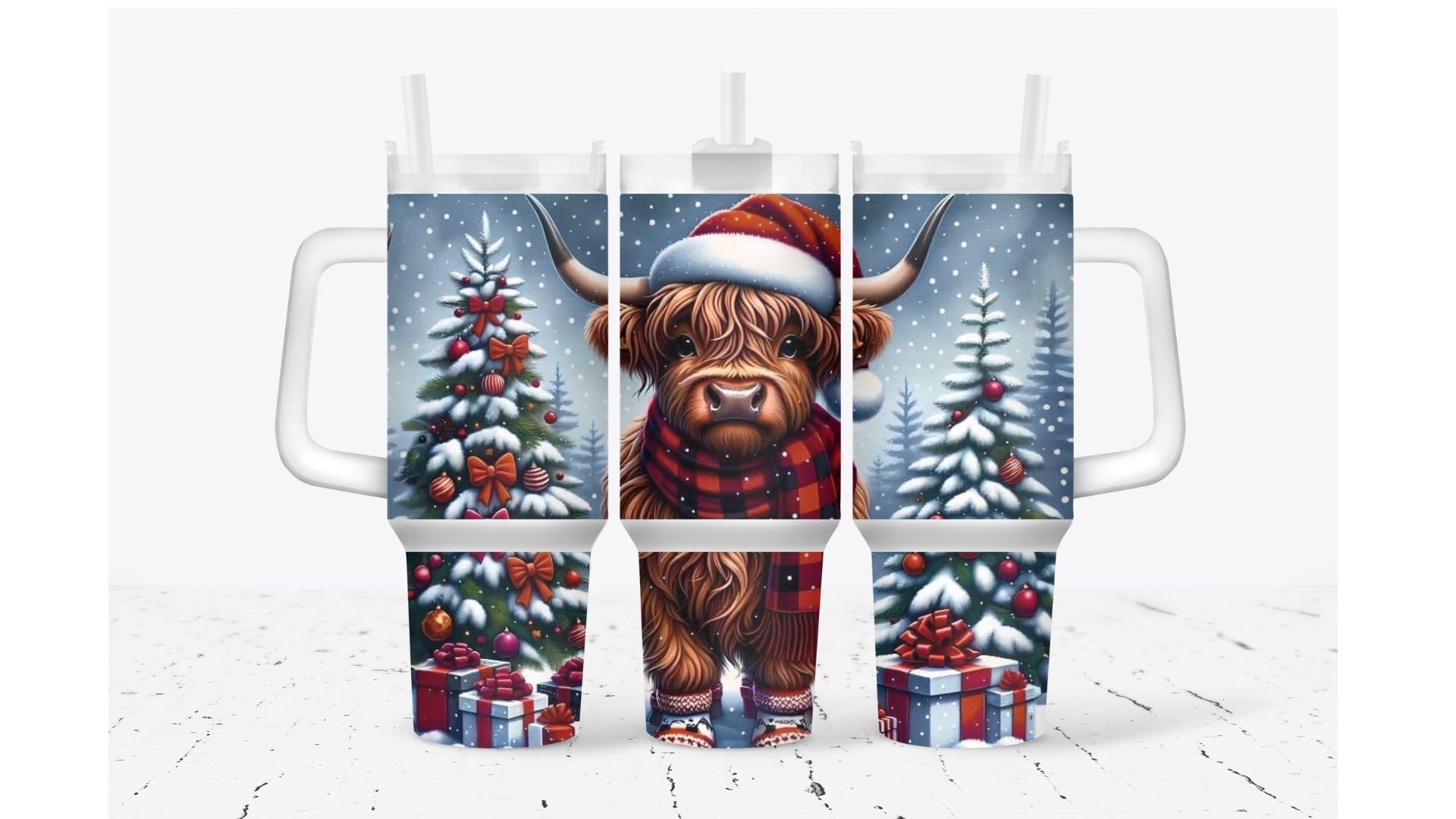 Christmas Baby Cow Custom Stanley Cup 40 oz 30 oz Tumbler With HandleTVC2301931