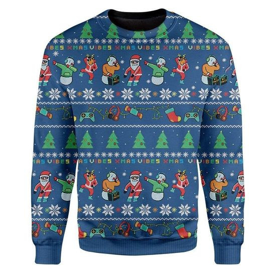 Christmas Band Ugly Christmas Sweater Adult 3D Funny Matching for family