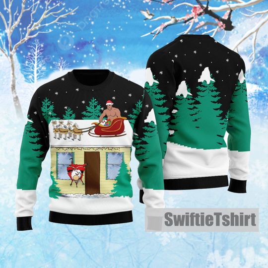 Christmas Barry Wood Ugly Sweater, Barry Wood Ugly - Image 9