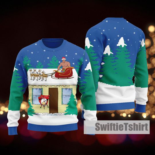 Christmas Barry Wood Ugly Sweater, Barry Wood Ugly - Image 10