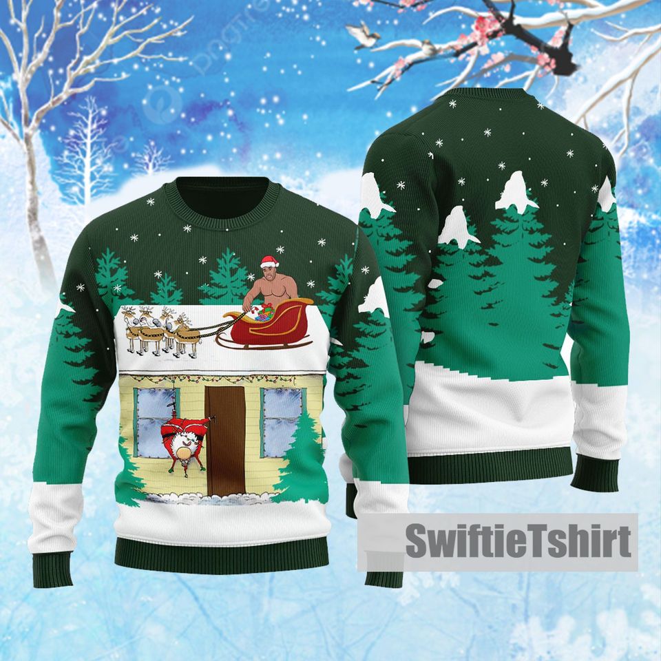 Christmas Barry Wood Ugly Sweater, Barry Wood Ugly - Image 2