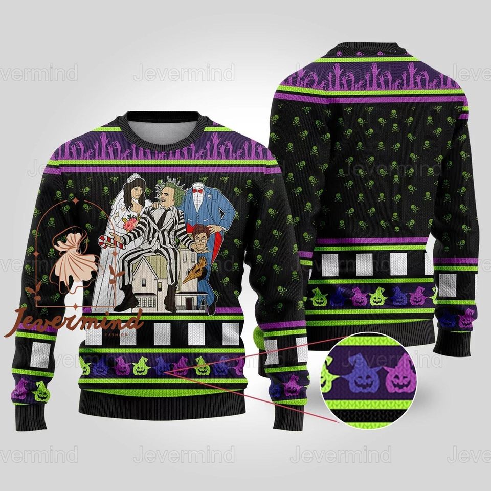 Christmas Beetlejuice Sweater, Beetlejuice Sweater