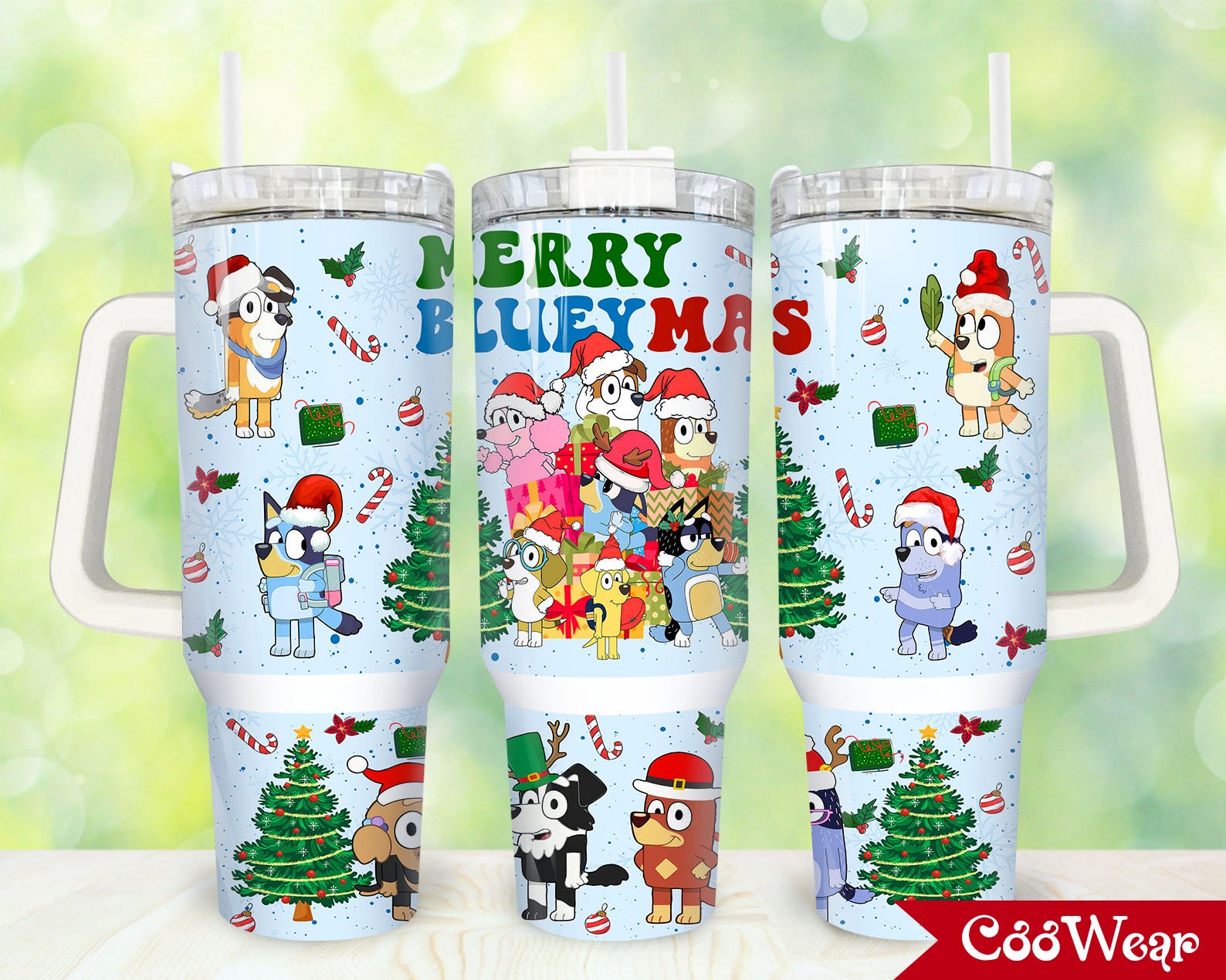 Christmas BlueyCartoon Custom Stanley Cup 40 oz 30 oz Tumbler With HandleTVC2301862