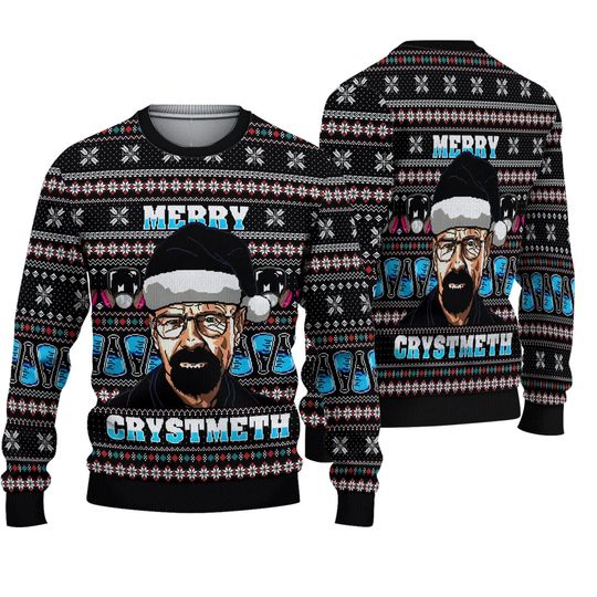 Christmas Breaking Bad Ugly Sweater - Image 2