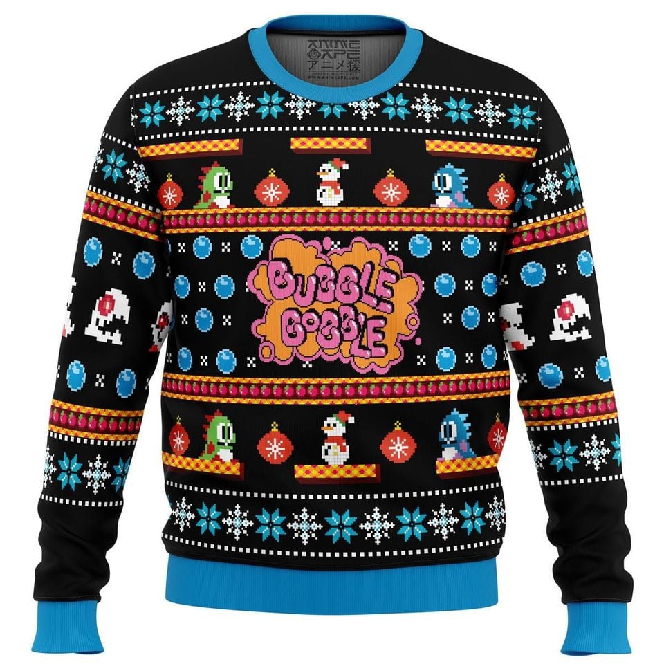 Christmas Bubble Bobble Ugly Christmas Sweatshirt
