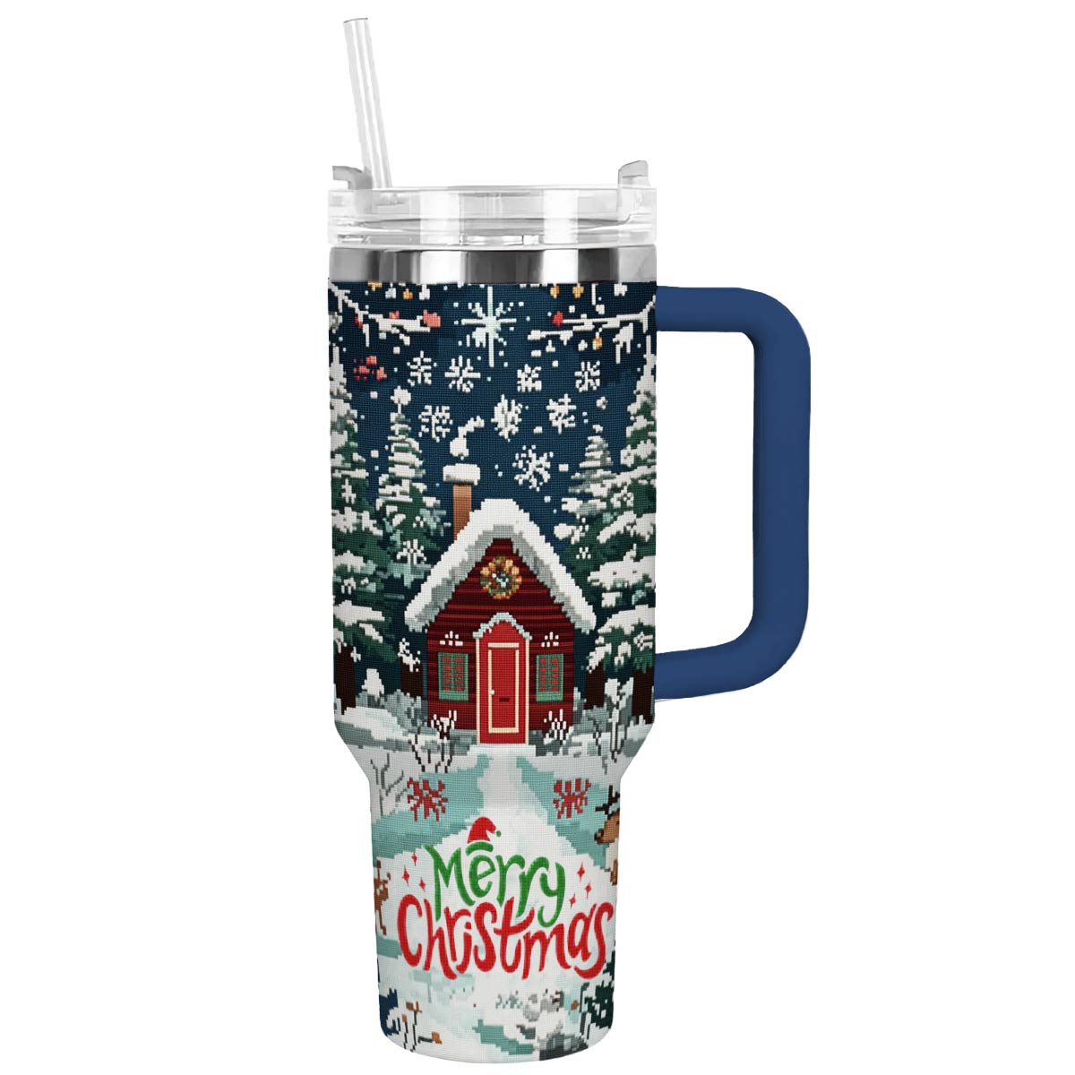 Christmas Cabin Custom Stanley Cup 40 oz 30 oz Tumbler With HandleTVC2301500