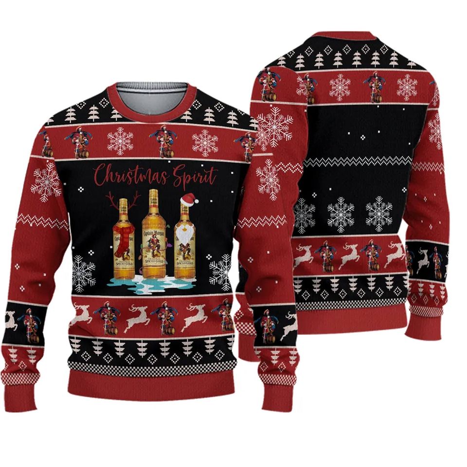 Christmas Captain Morgan Ugly Sweater