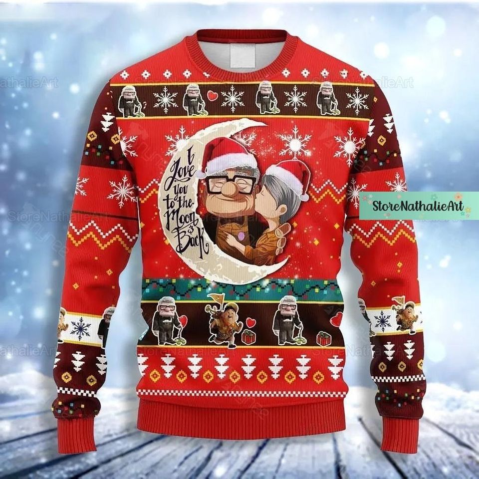 Christmas Carl And Ellie Sweater, Carl And Ellie Ugly Sweater