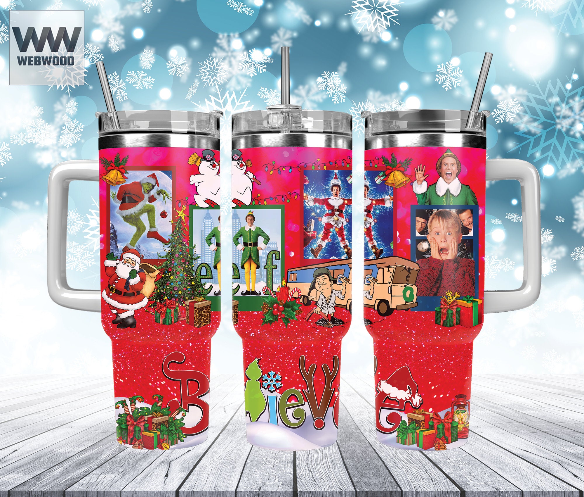 Christmas Characters Movies Custom Stanley Cup 40 oz 30 oz Tumbler With HandleTVC2301159