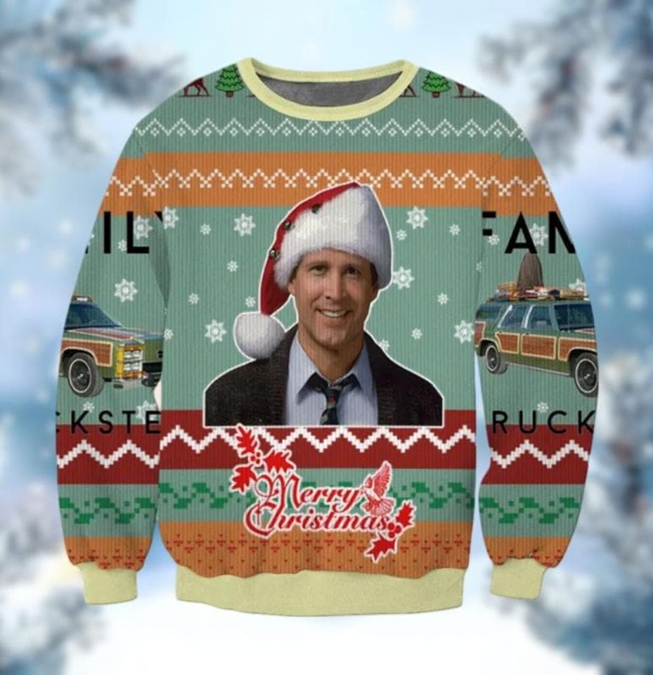 Christmas Clark Griswold Ugly Sweater, National Lampoons Holiday Sweater